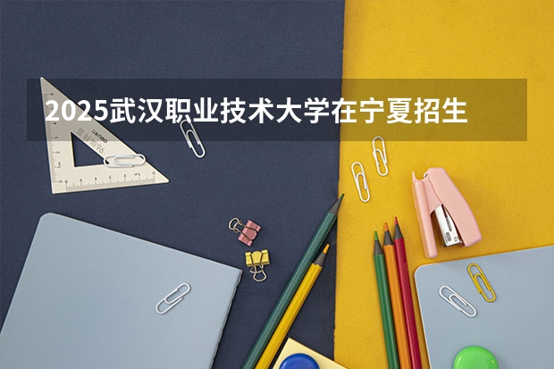 2025武汉职业技术大学在宁夏招生计划完整版（专业+人数+学费）2026志愿填报参考