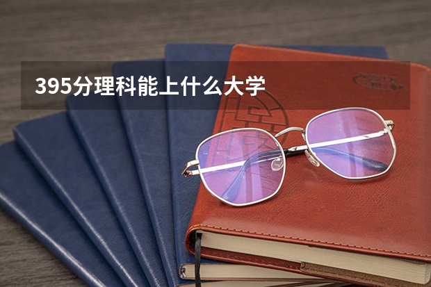 395分理科能上什么大学