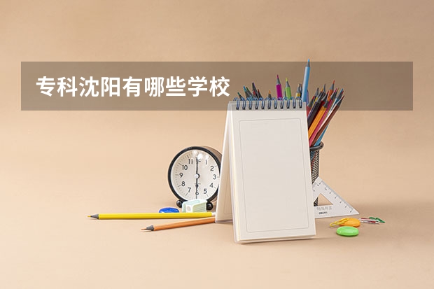 专科沈阳有哪些学校