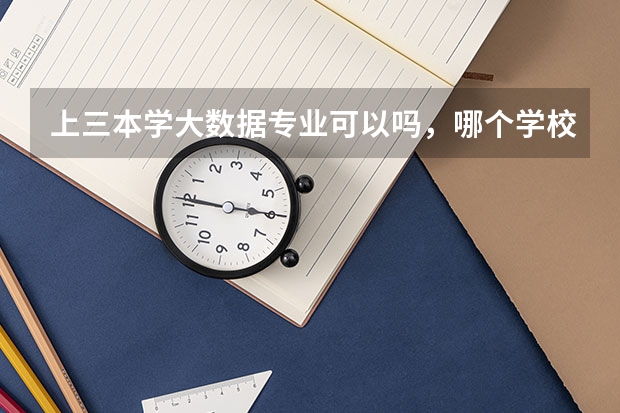 上三本学大数据专业可以吗，哪个学校的这个专业相对比较成熟一点