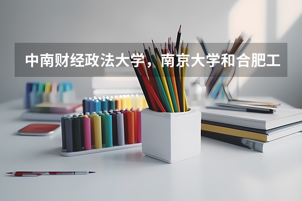 中南财经政法大学，南京大学和合肥工业大学，哪个大学的电子商务专业好呢？