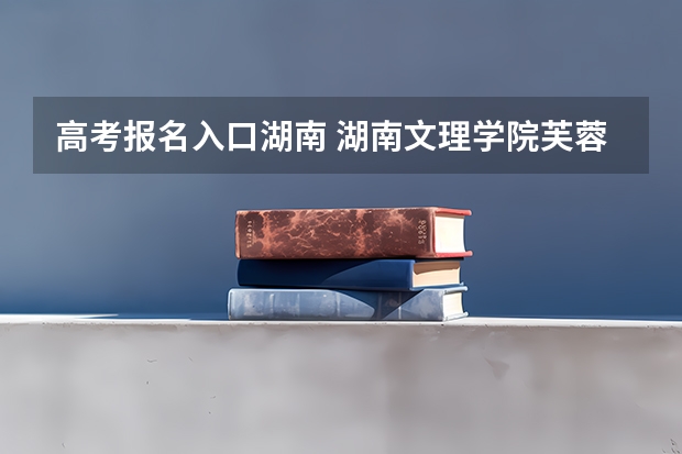 高考报名入口湖南 湖南文理学院芙蓉学院成人高考报名入口？