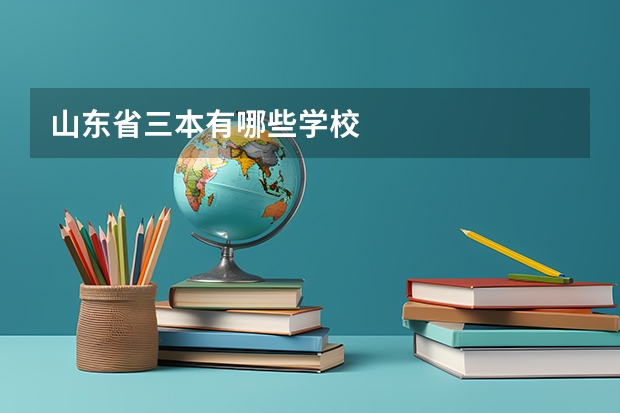 山东省三本有哪些学校