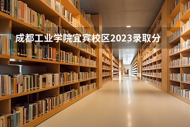 成都工业学院宜宾校区2023录取分数线 四川公办专科学校排名及分数线