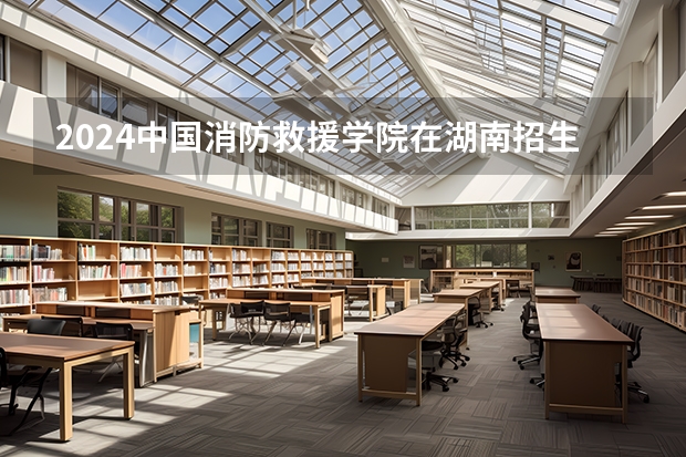 2024中国消防救援学院在湖南招生计划 招多少人