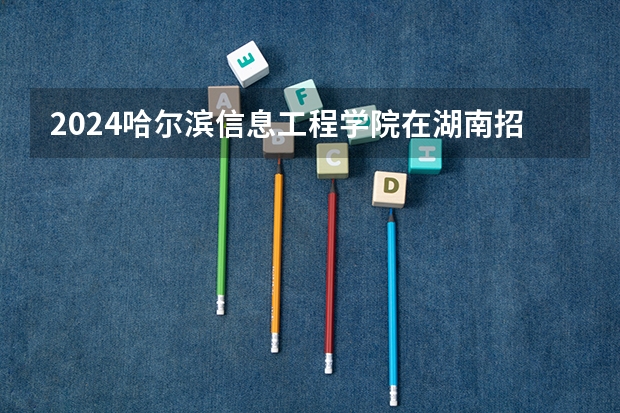 2024哈尔滨信息工程学院在湖南招生计划 招多少人