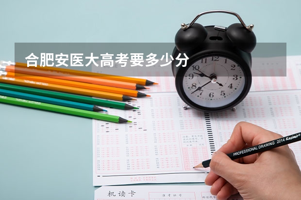 合肥安医大高考要多少分