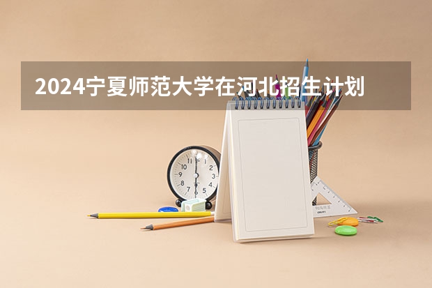 2024宁夏师范大学在河北招生计划 招多少人