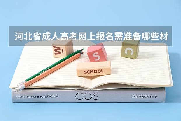 河北省成人高考网上报名需准备哪些材料？