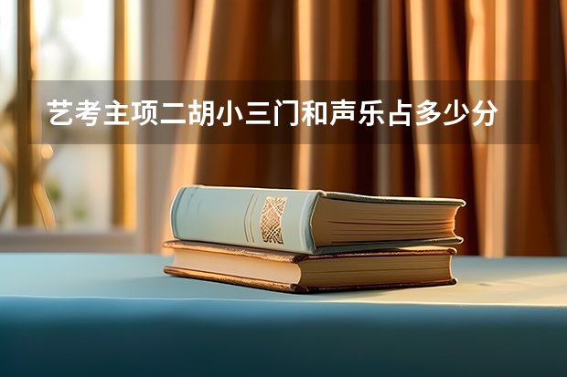 艺考主项二胡小三门和声乐占多少分