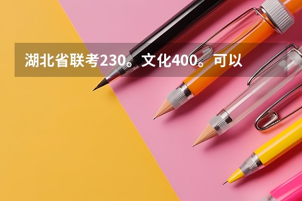 湖北省联考230。文化400。可以报哪些武汉市本地的学校啊?