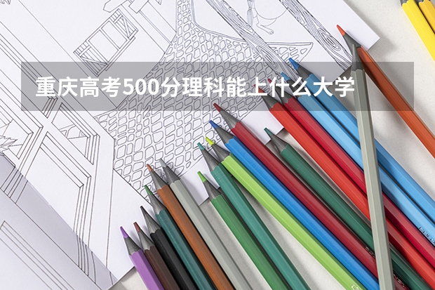 重庆高考500分理科能上什么大学