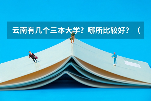 云南有几个三本大学？哪所比较好？（云南旅游职业学院是一本还是二本）