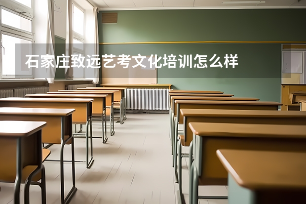 石家庄致远艺考文化培训怎么样