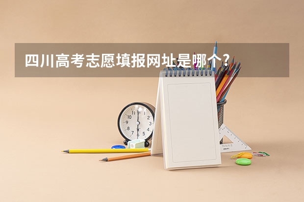 四川高考志愿填报网址是哪个?