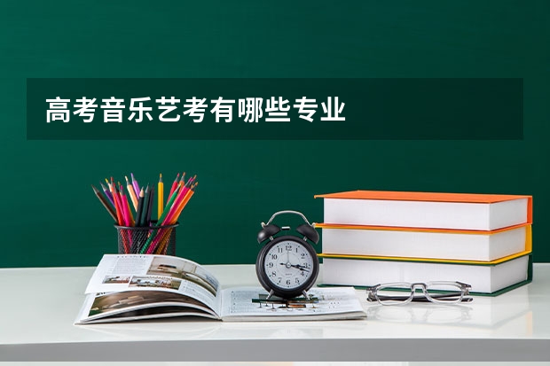 高考音乐艺考有哪些专业