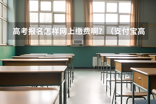 高考报名怎样网上缴费啊？（支付宝高考报名缴费流程）