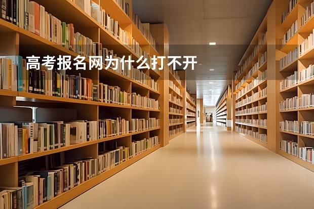 高考报名网为什么打不开