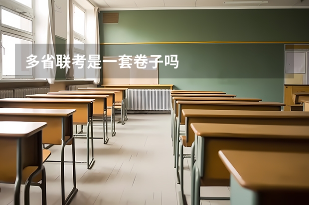 多省联考是一套卷子吗
