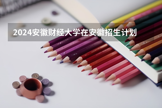 2024安徽财经大学在安徽招生计划 招多少人