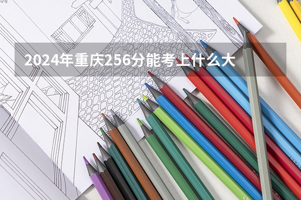 2024年重庆256分能考上什么大学？