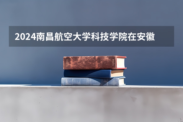 2024南昌航空大学科技学院在安徽招生计划 招多少人