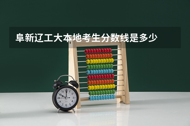 阜新辽工大本地考生分数线是多少