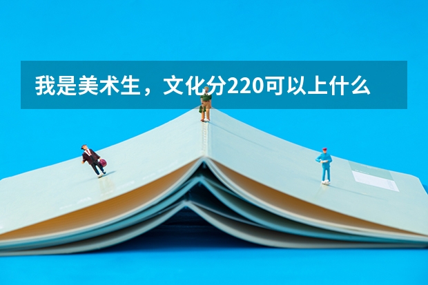 我是美术生，文化分220可以上什么大学？