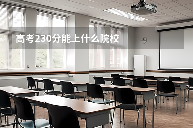 高考230分能上什么院校
