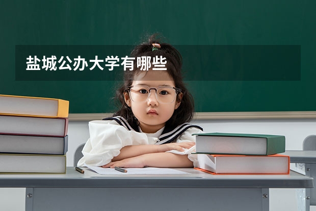 盐城公办大学有哪些