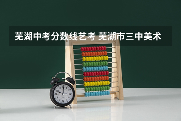 芜湖中考分数线艺考 芜湖市三中美术特长生分数线