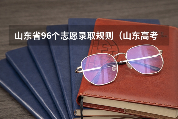 山东省96个志愿录取规则（山东高考志愿录取规则及方法）