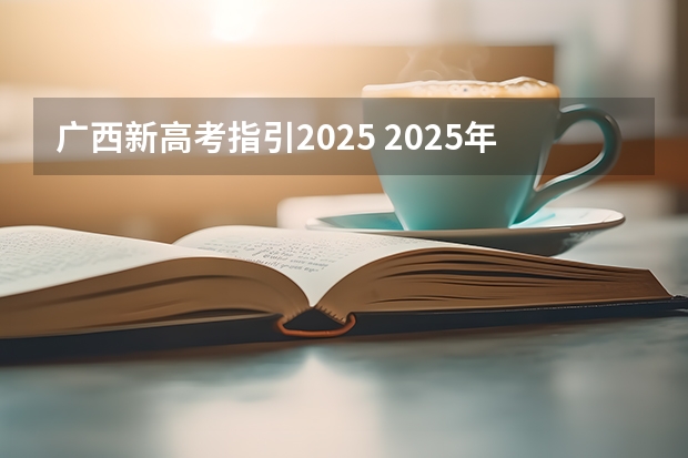 广西新高考指引2025 2025年新高考政策