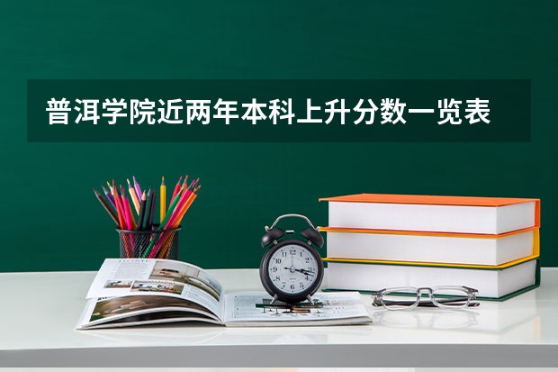 普洱学院近两年本科上升分数一览表
