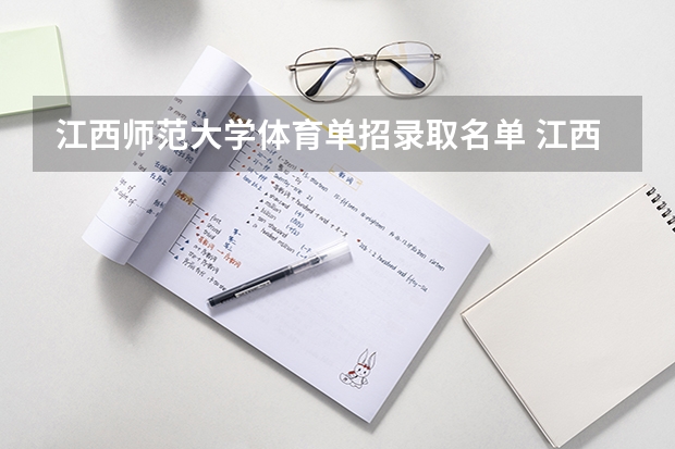 江西师范大学体育单招录取名单 江西师范大学体育单招录取名单