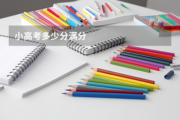 小高考多少分满分