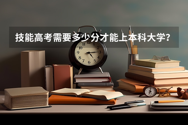 技能高考需要多少分才能上本科大学？