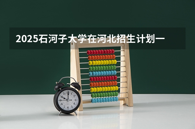 2025石河子大学在河北招生计划一览表