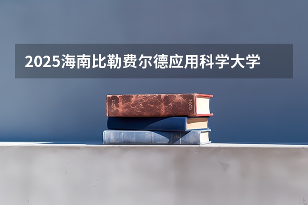 2025海南比勒费尔德应用科学大学在山东招生计划一览表