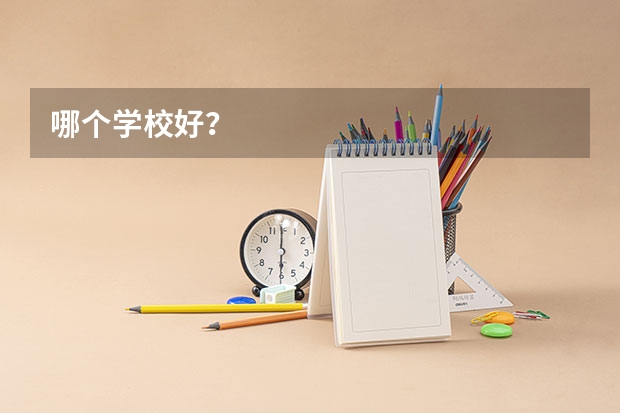 哪个学校好？