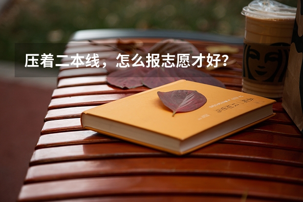 压着二本线，怎么报志愿才好？