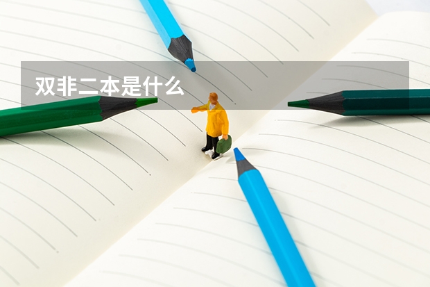 双非二本是什么