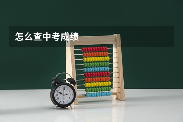 怎么查中考成绩