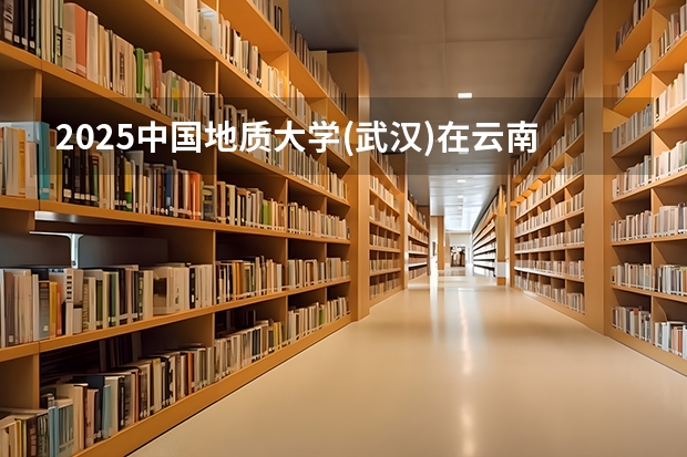 2025中国地质大学(武汉)在云南招生计划完整版（专业+人数+学费）2026志愿填报参考