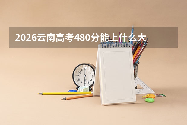 2026云南高考480分能上什么大学？