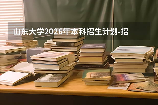 山东大学2026年本科招生计划-招生专业及录取政策详解