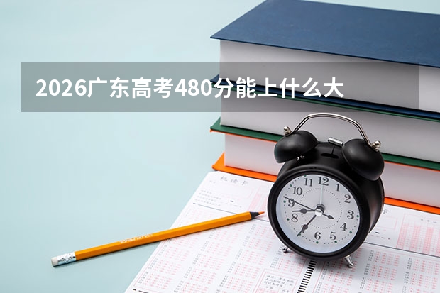 2026广东高考480分能上什么大学？