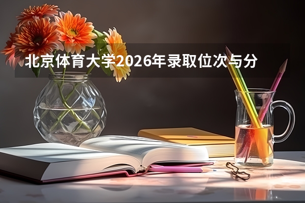 北京体育大学2026年录取位次与分数，附入学准备与生活费