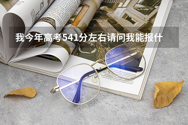 我今年高考541分左右请问我能报什么学校
