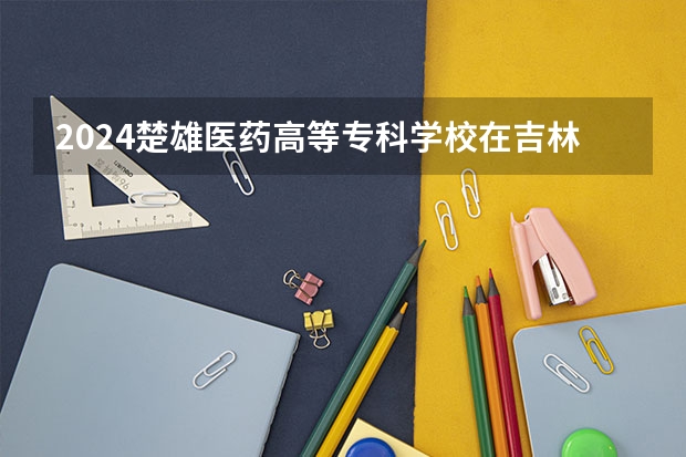 2024楚雄医药高等专科学校在吉林招生计划 招多少人